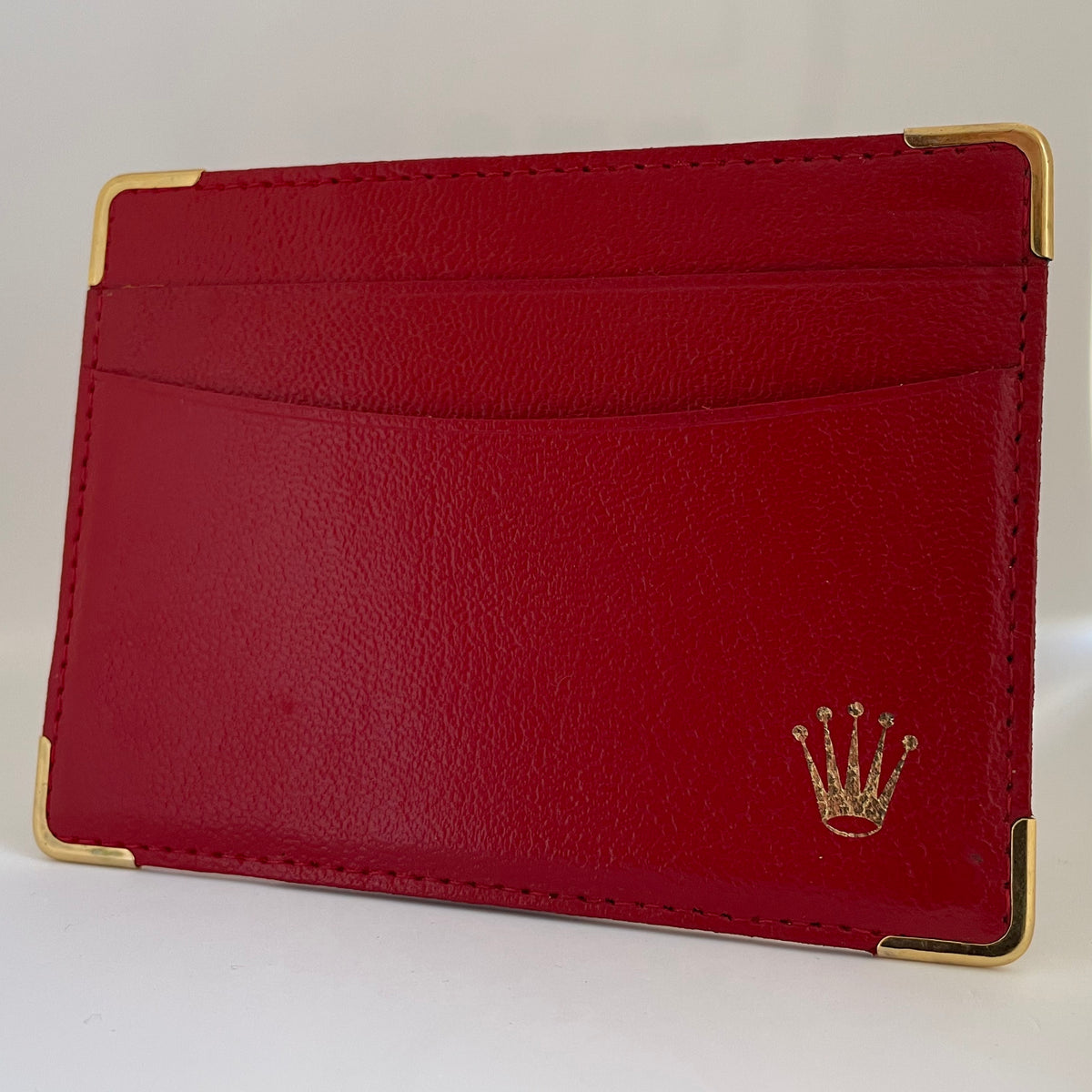 Vintage Leather Rolex Cardholder NOS RMVintageWatches