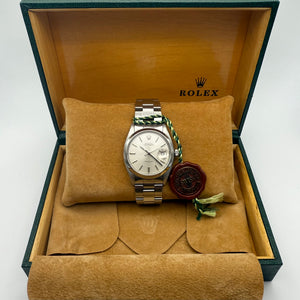 Rolex Oysterdate Precision 6694 with Silver Dial and Rolex box