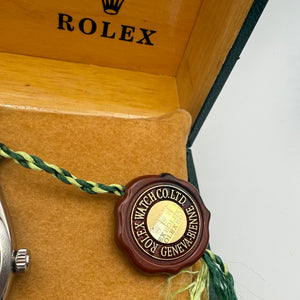 Rolex Oysterdate Precision 6694 with Silver Dial and Rolex box