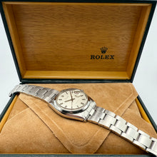 Load image into Gallery viewer, Rolex Oysterdate Precision 6694 with Silver Linen Dial, Folded Links Oyster Strap and Rolex Box
